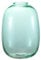 KAYLETIN Grüne Vase, große Glasvase für Blumen, hohe Glasvasen für Blumenstrauß, große Blumenvasen für Wohnzimmer, Esszimmer, Schlafzimmer, Regal, Hochzeit, Büro, Couchtisch, 25 cm