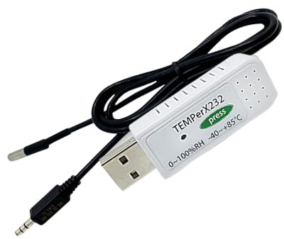 CPAOWEHF USB-Temperatur- und Feuchtigkeitsmessgerät, Datenspeicherung, Datenerfassung, Logger, Hygrometer mit E-Mail-Alarm