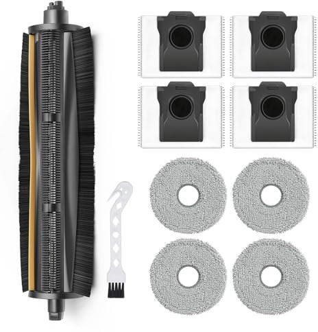BUXEBUX Zubehör für Dreame X40 Ultra Complete/X30 Ultra/L30 Ultra/L10s Ultra/L20 Ultra/L10s Pro Ultra/L40 Ultra Saugroboter Ersatzteile, Bürste für MOVA P10 Ultra/P10 Pro Ultra/P50 Pro Ultra
