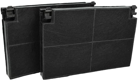 vhbw 2x Aktivkohlefilter kompatibel mit Zanussi ZHC917X2 | ZHC918X, ZH6022X.I, ZH6022WZ, ZH9022NZ, ZH9022NX, ZHC917X, ZH9022WZ Dunstabzugshaube