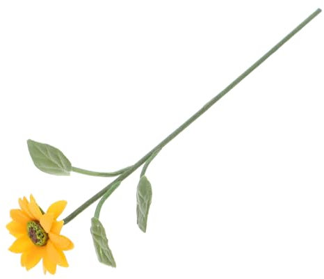 HANABASS Kleines Landschaftsmodell Miniatur-Sonnenblumen-dekor Miniatur-gartenzubehör Für Gestaltung Realistische Künstliche Blume Für Miniatur-landschaftsgestaltung