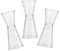 LIFKOME Taza Medidora De Plástico Transparente Jigger De Cóctel 3pcs Para Casa y Bar