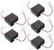 Sunicon 5pcs Hochspannungsgenerator, 3,7 V bis 6 bis 200 kV Stiegschrittmodul -Transformator für die populären Wissenschaftsexperimente der Schüler, elektronische Instrumente