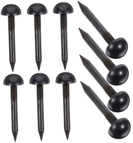 MAGICLULU Lot De 10 Clous De Fixation En Cuivre Pour Meubles Décoration Rembourrage Canapé Clou En Laiton Noir