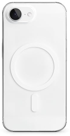 VONMÄHLEN Transparent Case Pro – Ultra-dünne Hülle, gehärtetes Glas, UV-Schutz, kompatibel mit iPhone 16e & 17e sowie MagSafe, unsichtbares Design