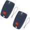2Pcs Mando de Garaje BFT 433,92 MHz Compatible con Mitto 2 B, Mitto 4, RCB02, RCB04, CLEAR ICE y VINEYARD – Mando Universal para Puertas de Garaje con Tecnología Rolling Code, Fácil Programación