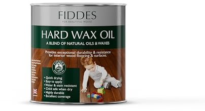 Fiddes Satin Finish Hard Wax Oil 250 ml, Ultra Raw
