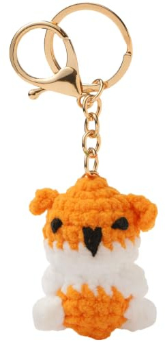 Kleiner Mutmacher, Schlüsselanhänger Hund: Ich bin bei dir! | Bag Charm und Glücksbringer zur Einschulung. Geschenk für den Schulstart, für Jungen und Mädchen (Süße Häkeltiere)