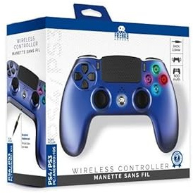 Born To Vape presente Manette Sans Fil pour PS4 Avec Prise Jack pour casque - Metal Blue et son sticker BTV exclusif collectionnable