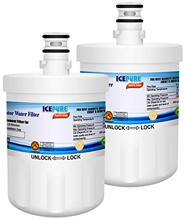 ICEPURE Replacement Refrigerator Water Filter for LG LT500P, 5231JA2002A, ADQ72910901, ADQ72910907, Kenmore GEN11042FR-08, 9890, 469890, 46-9890 [2PACK]