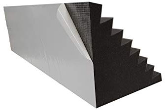 Akustikpur Akustikschaumstoff Bass Trap SELBSTKLEBEND - Optimierung der Raumakustik, ca. 100 cm x 30 cm x 30 cm