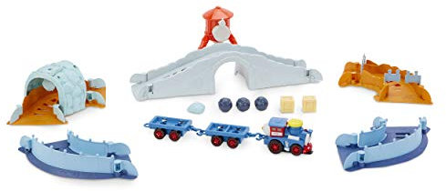 little tikes Slammin' Racers Runaway Eisenbahn-Set und Zug mit Geräuschen Railroad, ferrocarril, vías de Tren, Color fugitivo, Medium (MGA Entertainment UK LTD 649516)