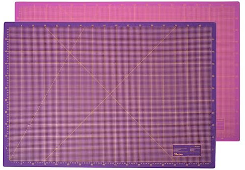 Schneidematte Violett Pink 30x45cm 3-lagig Schneidematte A3 selbstheilend - Bastelunterlage - Schneideunterlage - Schnittmatte - Schreibtischunterlage - Unterlage Schreibtisch Nähen