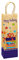 TSI Sac cadeau en papier kraft ANNIVERSAIRE, lot de 6, taille : bouteille (36 x 12 x 8 cm), N° d'art. 88285