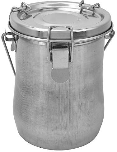 Arandela de cepillo hermética, limpiador de cepillo hermético de lujo para pintura al óleo Tamaños grandes Acero inoxidable Color plata para pincel de pintura al óleo