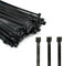 ERKO Bridas para Cables Negro 160 x 2,5 mm 100 piezas Pequeño 8 kg de resistencia a la tracción, Resistente a temperatura, Para Oficina, Hogar, Exteriores