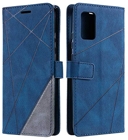 SONWO Coque pour Galaxy A02S, Etui en Cuir PU Portefeuille Housse Fermeture Magnétique und Flip pour Galaxy A02S, avec Fermeture Magnétique, Bleu
