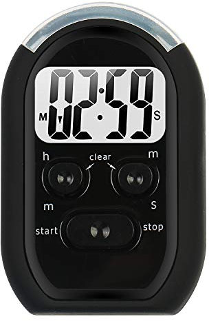 X-WLANG Vibrierender Timer, leiser Timer und 3-in-1-Küchentimer mit Vibration, Blinker und Piepton zum Kochen, Backen, Sport, Spiele, Yoga, Studium, Meditation, Büro usw., tolle und bequeme Haut.