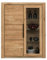 greta Vitrine Highboard Wildeiche Teilmassiv geölt Breite 108cm