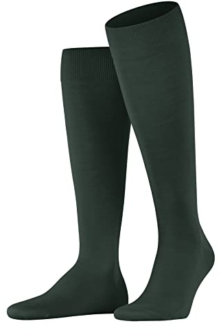 FALKE Herren ClimaWool Kniestrümpfe atmungsaktive klimaregulierende geruchshemmende Wolle Lyocell sehr langlebig verstärkt elegant fein ultra leichtes Gefühl auf der Haut 1 Paar | mit nachhaltigem Garn