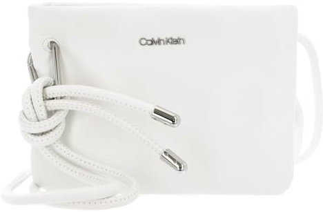 Calvin Klein Roped Crossbody CK White