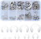 220 Pezzi E-clips Anello Kit, Esterna Anello di Sicurezza, Snap Anello di Sicurezza Acciaio Inox - 1.5/2/3/4/5/6/7/8/9/10mm