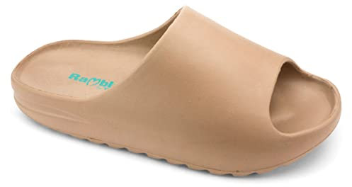 TIGLIO Ramblas Ciabatte Donna Estive | Ciabatte Mare Donna, Pantofole da Donna Estive | Ciabatte in Gomma Comode per Piscina, Casa, Spiaggia | Ciabatte Morbide Comode per Donne, Antiscivolo taupe 39
