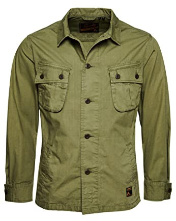 Vintage Combat Overshirt, Chemise Business,