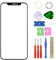 MovTEK Screen Replacement Front Glass +OCA compatible with iPhone 12 Pro Max (No Touch and LCD Display) with Repair Kit -6.7