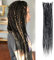 20” Thin 0.6cm Dreadlocks Extensions Single Ended 15 Strands/Pack Black Soft Synthetic Faux Dreads Reggae Crochet Braided Dread Extensions