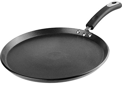 Non Stick Hard Anodised Omelette Pancake Crepe Dosa Tawa (Induction Friendly) (Diameter 30 cm)