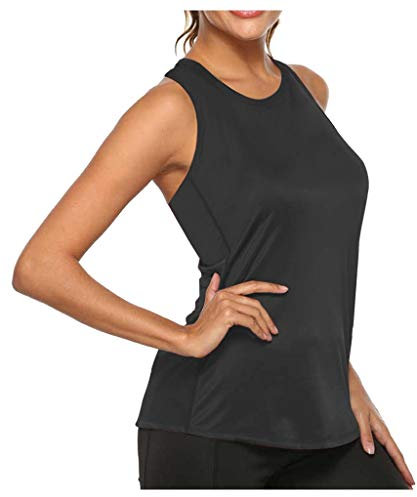 Workout Tank Tops für Damen Fitness Studio athletisch ärmellos Lauf Top Yoga Shirts Racerback Sport Weste Yoga Sport Tank Top Damen Racerback Lauftop Fitness Running Shirt Oberteile