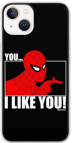ERT GROUP Handyhülle für iPhone 13 Original und offiziell Lizenziertes Marvel Muster Spider Man 034 optimal an die Form des Handy angepasst, hülle aus TPU
