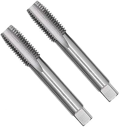 LOT DE 2 TARAUDS À MAIN M 10 M10 x 0.75 | M10x0.75 | ACIER 9Si-cr | FILETAGE MÉTRIQUE (1623)