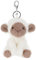 Apricot Lamb Ziegen Netter Schlüsselanhänger, weich gefüllte Plüsch Schlüsselanhänger Spielzeug für Kinderrucksack, Geldbörse, 13 cm