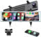 Podofo Spiegel Dashcam mit Rückfahrkamera mit Carplay Android Auto 11,26 Zoll IPS Touchscreen Dual 1080P Rückspiegel Dashcam Dash Cam Auto, 2 Geteilte Bildschirme, Bluetooth