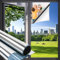 Niviy Window Tint Car One Way Privacy Film See Out Not in 24 x 78.7 Inch Window Tint for Home Heat Blocking Anti UV Glass Door Mirror Reflective Window Film, Silver
