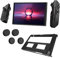 Funda rígida para Lenovo Legion Go Monitor con 2 pares de tapas de agarre para Legion Go Accesorios (Negro)