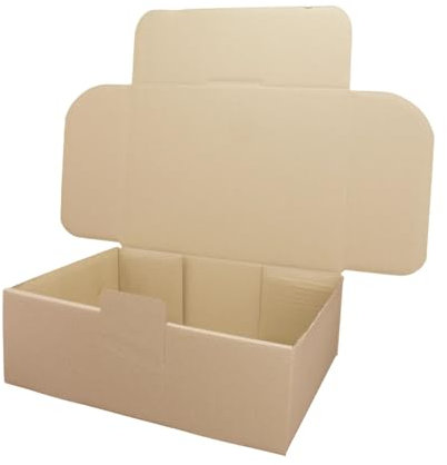 dimapax Faltschachtel Faltkarton Karton Versandkartons Kartonagen 300 x 220 x 100 mm braun (150)