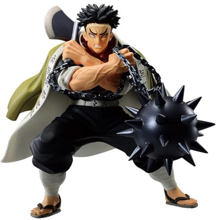 BANPRESTO Gyomei Himejima Demon Slayer: Kimetsu No Yaiba Action Figure - Vibration Stars 16 cm Multicolor BP89457P