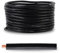 WODHMIEY 4 AWG/21 mm² Kabel,Massekabel Hergestellt aus Kupferbeschichtetem Aluminium, Bietet Hervorragende Leitfähigkeit und Energieübertragung,7,62 m Länge 5,18 mm Durchmesser Stromkabel (Schwarz)