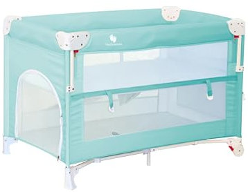 Mariosana Dreamstep Reisebett Klappbar [inkl. Befestigungsgurt] mit Rollen, Tragbar bis 15 kg, Mitwachsend für Neugeborene, mit Tragetasche, Stubenwagen, Beistellbett