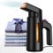 OLAYMEY Ferro da Stiro Portatile Verticale, Ferro da Stiro da Viaggio 700W, 40S di Riscaldamento Steamer, 180ML Stiracamicie Nero, Piccolo Stirella Verticaleper Turismo, Viaggi D'affari
