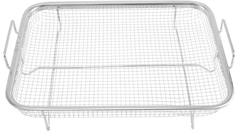 Rtxbvg Air Fryer Basket for Oven Stainless Steel Air Fryer Grill Basket Air Fryer Tray Wire Rack Basket