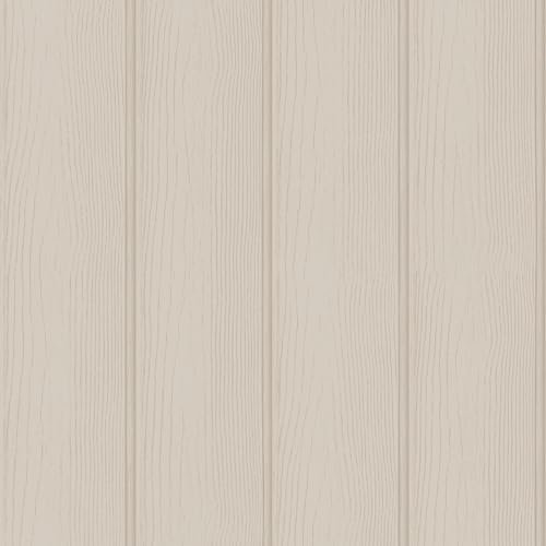 Tongue & Groove Wood Panel Effect Wallpaper Stylish and Simple Design for Bedroom Living Room Nursery Playroom Lounge in Beige Holden 13991