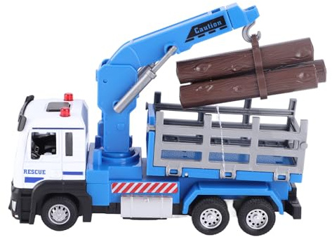 Pongnas Spielzeugwagen, Gabelstapler Spielzeugmüllwagen Spielzeug -LKW -LKW Modellmodell (Blue)