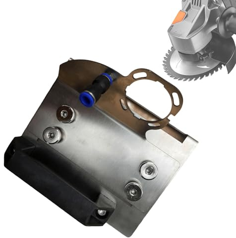 Rechory Herramienta de amoladora de chaflán de azulejos, herramienta de corte de precisión, soporte de ángulo biselado, accesorios de amoladora angular para instalaciones precisas, enlucido