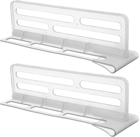 ibasenice 2pcs Refrigerator Partitions Fridge Shelf Organizer 10.02x3.14x2.91in Pp Space-Saving Organizing Refrigerator Divider for Drawers