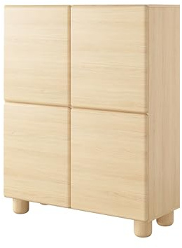 3E 3xE living.com Kommode, Vicenza-Eiche, 100 x 125,2 x 38 cm