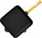 4BIG.fun Gusseisen Grillpfanne BRIZOLL mit abschraubbarem Griff Induktion (28 x 28 cm) Bratpfanne Steakpfanne